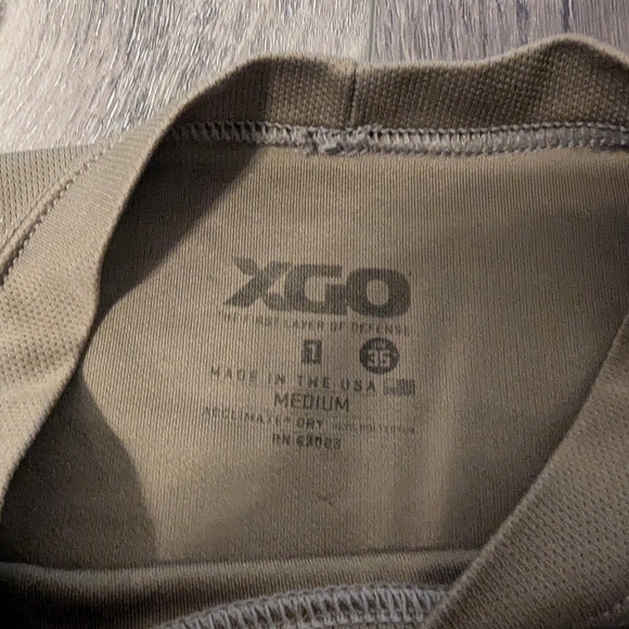 XGO Fire Retardant (FR) Men's Medium Coyote T-shirt AR 670-1 Compliant - Picture 3 of 4